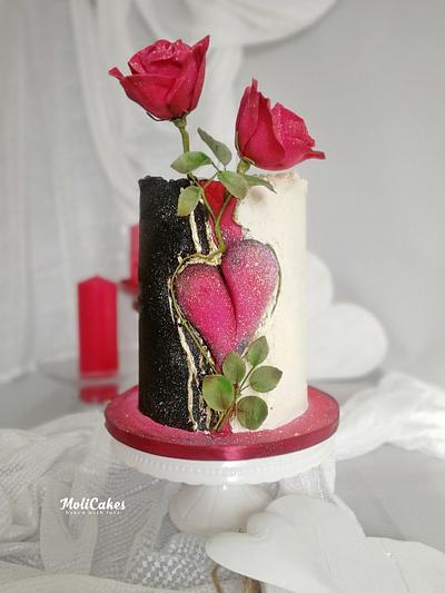 be my valentine... - Cake by MOLI Cakes
