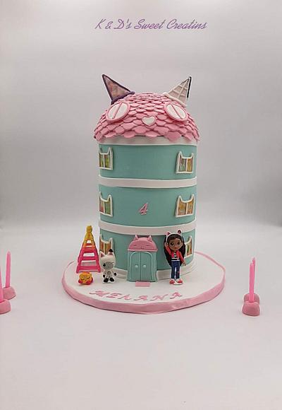 Gabby's dollhouse birthday cake  - Cake by Konstantina - K & D's Sweet Creations