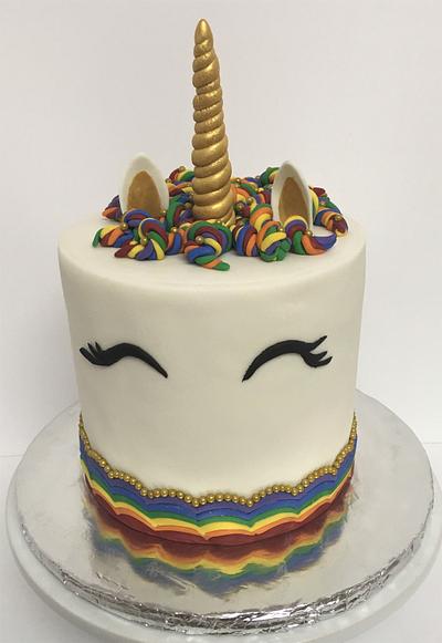 Rainbow Unicorn cake - Cake by Sweet Art Cakes