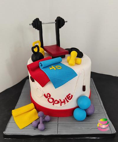Bodybuilding cake - Cake by Ruth - Gatoandcake