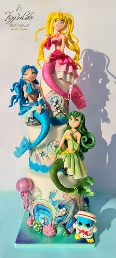 Mermaid Melodie  - Cake by Tiziana Cardillo