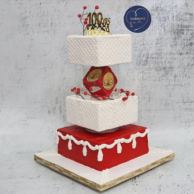 100 yrs celebration cake - Cake by Priyanka Gupta