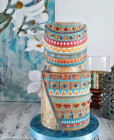 Egyptian couture - Cake by Couture cakes by Olga