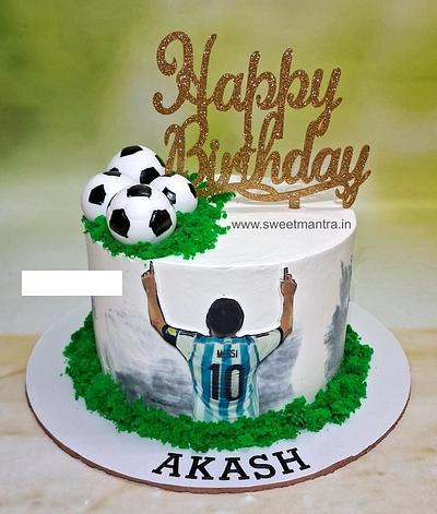 Messi cake - Cake by Sweet Mantra Homemade Customized Cakes Pune