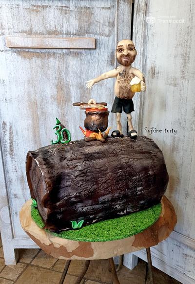 Birthday cake:) - Cake by SojkineTorty