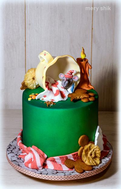 Christmas dinner....for a mouse! - Cake by Maria Schick