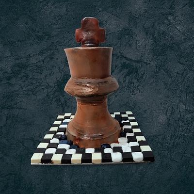 Chess King  - Cake by Amys bayked bouquett