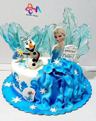 Elsa and Olaf - Cake by Irena Ivanova 