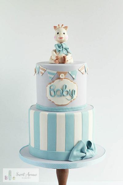 Sophie the giraffe baby shower cake - Sweet Avenue Cakery - Cake by Sweet Avenue Cakery