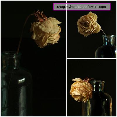 Faded Rose Flower ( Made with FR Veiner ) - Cake by Christina Wallis Flowers  & Veiners 