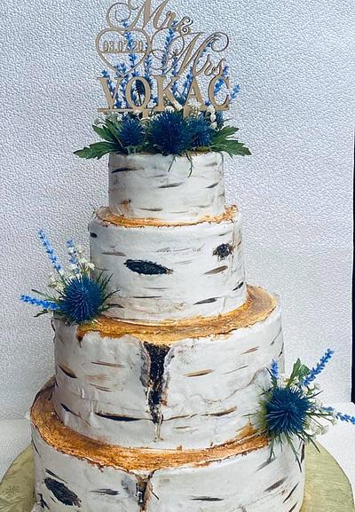 Birch Cake - Cake by PeggyT