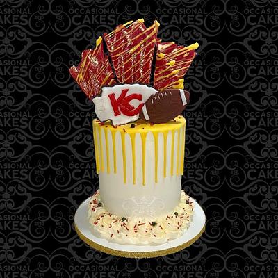 KC Chiefs  - Cake by Occasional Cakes