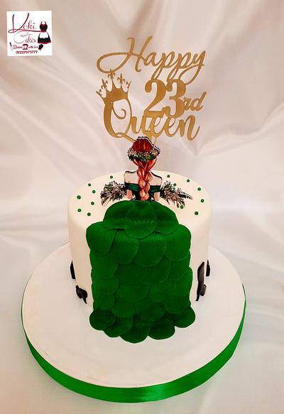 "Lady in Green cake" - Cake by Noha Sami