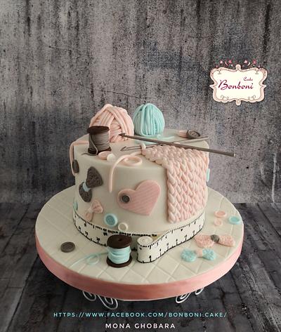 crochet cake - Cake by mona ghobara/Bonboni Cake