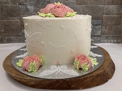 Butterfly  - Cake by Snezhana