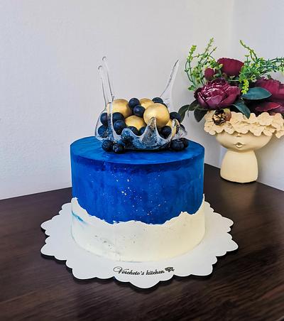 Elegant fault line cake  - Cake by Vyara Blagoeva 