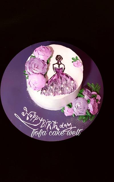 Lady cake - Cake by Fofaa22