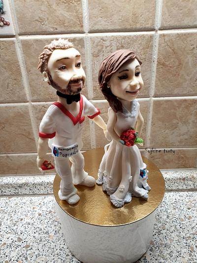 wedding day:) - Cake by SojkineTorty