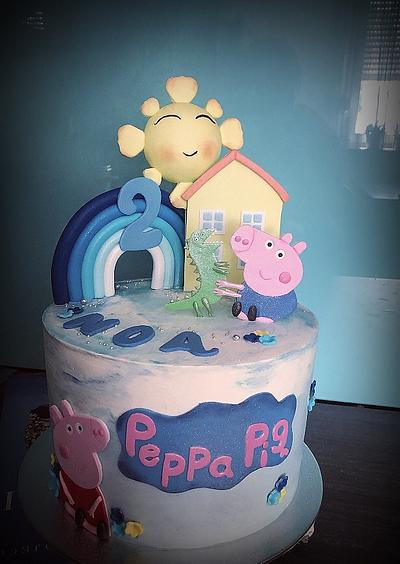 Birthday pepa pig  - Cake by Mrs.magic_Emina