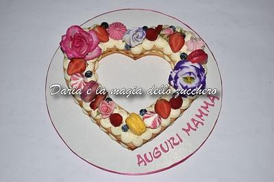 Heart cream tarte - Cake by Daria Albanese