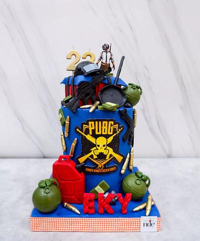 PUBG Themed Birthday Cake - Cake by Dapoer Nde