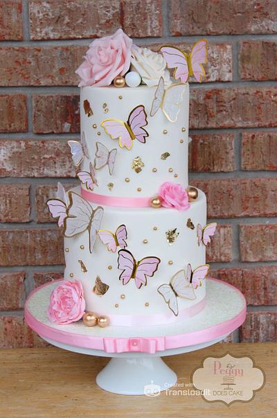 Butterfly Cake - Cake by Peggy Does Cake