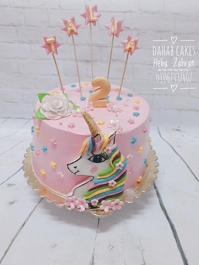 Unicorn cake - Cake by HebaZahran