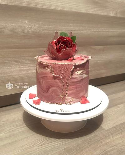 Rose cake - Cake by DaraCakes