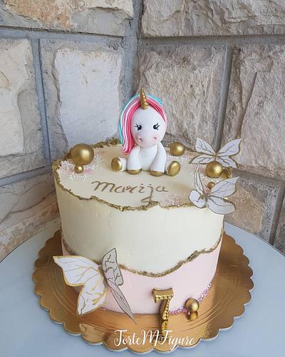 Unicorn bday cake - Cake by TorteMFigure