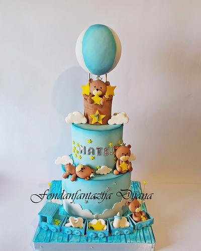 Teddy bears cake - Cake by Fondantfantasy