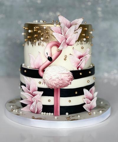 Flamenco cake - Cake by Dominikovo Dortičkovo