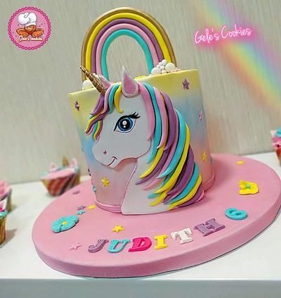 Cute unicorn 🦄 cake by Gele's Cookies - Cake by Gele's Cookies