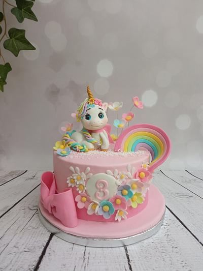 Unicorn cake  - Cake by Evdokia Tzalla