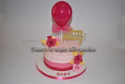Pink cheesecream cake - Cake by Daria Albanese
