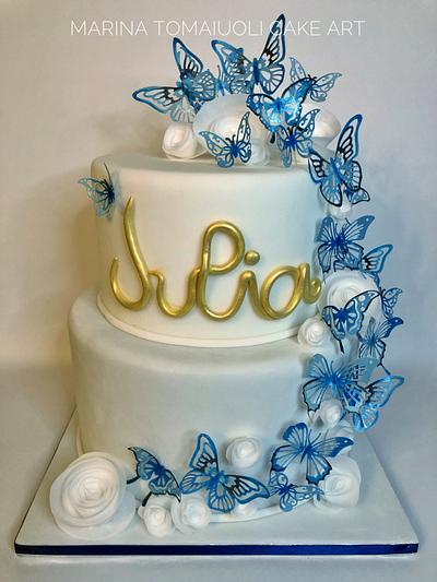 Butterfly cake  - Cake by Marina Tomaiuoli Cake Art