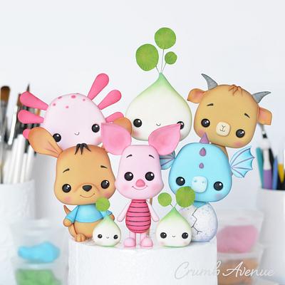 Cute Cake Toppers - Cake by Crumb Avenue