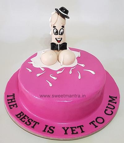 Sperm cake - Cake by Sweet Mantra Homemade Customized Cakes Pune