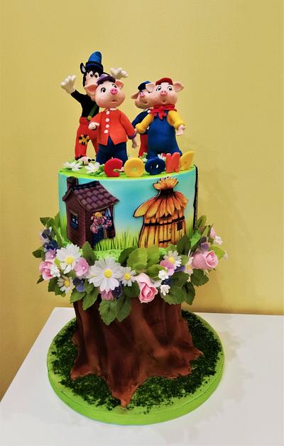 The three Little Pigs - Cake by Nora Yoncheva