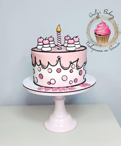 Cartoon cake  - Cake by Emily's Bakery