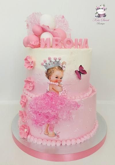 Baby girl cake - Cake by Kristina Mineva