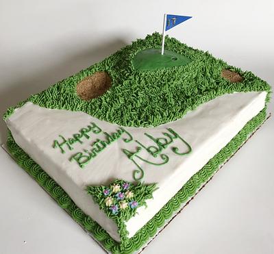Golf Birthday - Cake by Wendy Army