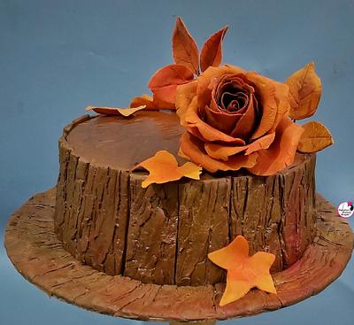 Shades of Autumn  - Cake by Sayantanis Culinary Delight