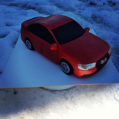 3D car cake Audi B8.5 - Cake by Ramiza Tortice 
