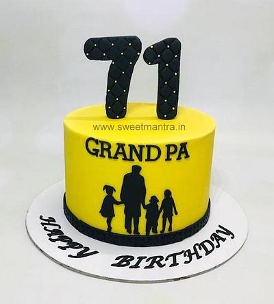 Grandfather birthday cake - Cake by Sweet Mantra Homemade Customized Cakes Pune