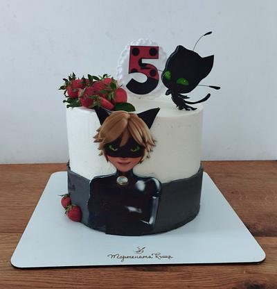  Black cat miracalous - Cake by BoryanaKostadinova