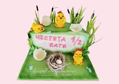 Cake for little baby girl - Cake by Desislavako