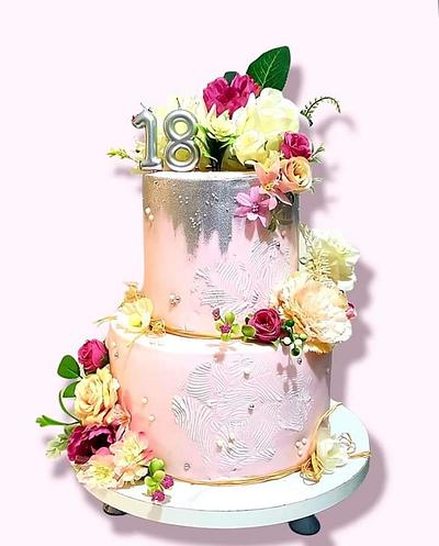Flower cake - Cake by Kraljica