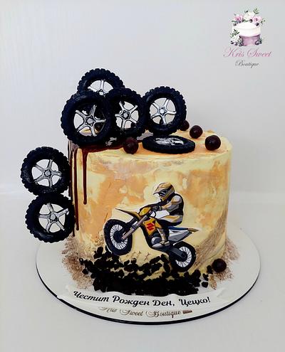 Motorbike  - Cake by Kristina Mineva
