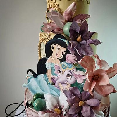 Disney Painted cake  - Cake by AntonellaMartini