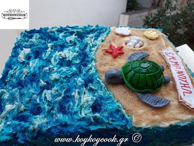 SEA TURTLE CAKE - Cake by Rena Kostoglou